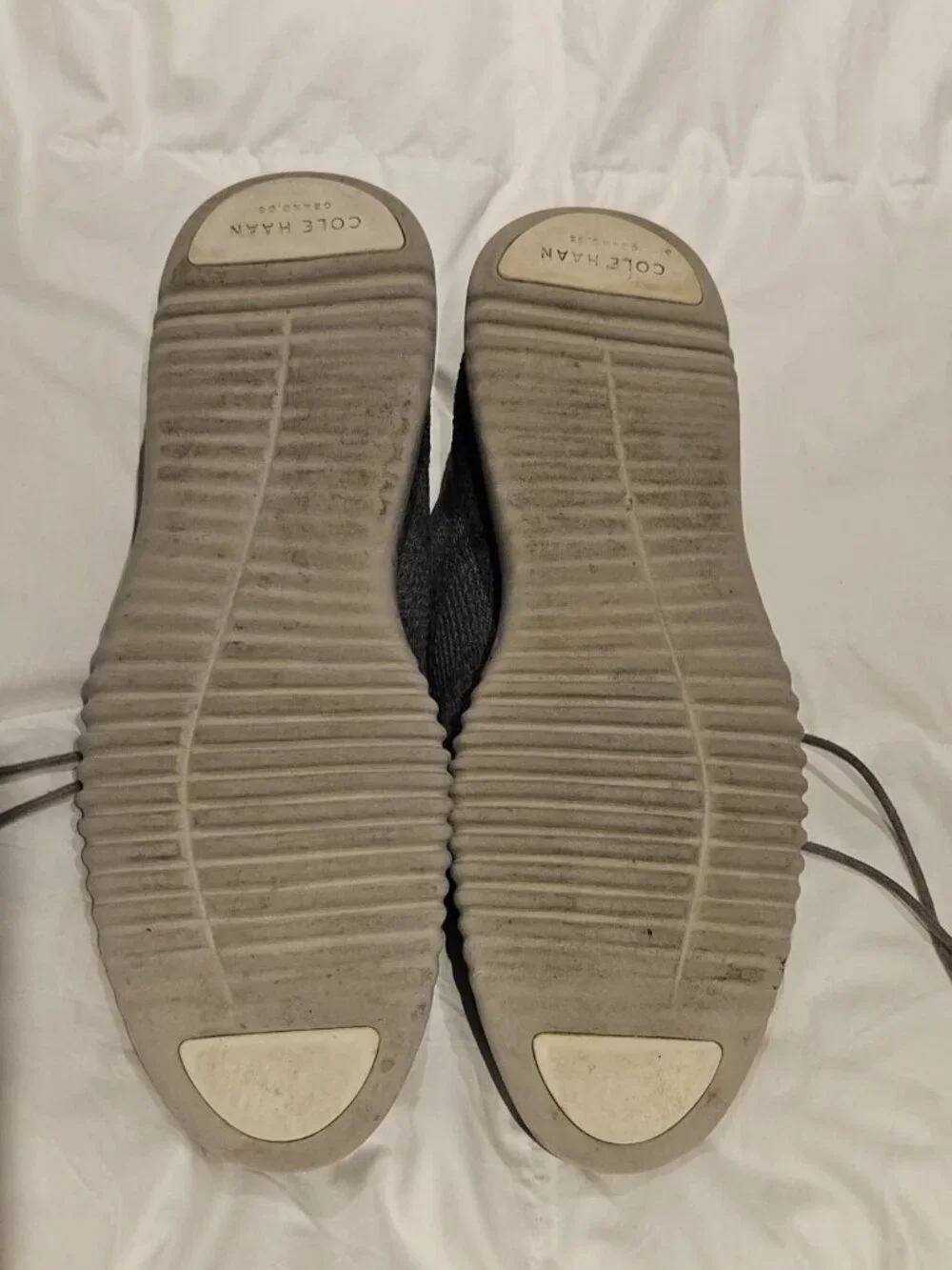 Cole Haan 2.ZERØGRAND Stitchlite Gray Knit Oxford Shoes